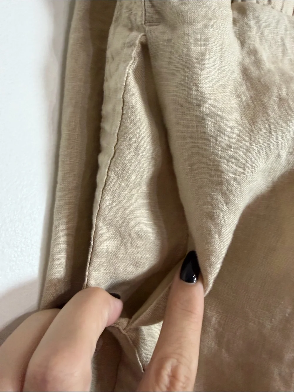 Quince 100% European Linen Wide Leg Pants XL